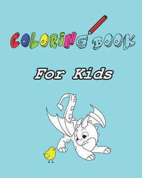 portada Coloring Book For Kids: coloring book for kids: 52 Page 8x10 (en Inglés)