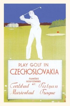 portada Vintage Journal Golfing in Czechoslovakia (en Inglés)