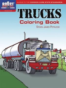portada Boost Trucks Coloring Book (Boost Educational Series) (en Inglés)