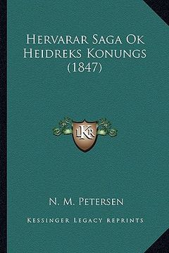 portada hervarar saga ok heidreks konungs (1847) (en Inglés)