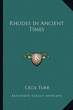 portada rhodes in ancient times (en Inglés)