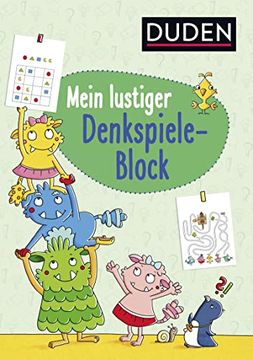 portada Mein Lustiger Denkspiele-Block (Duden Kinderwissen Vorschule) (en Alemán)