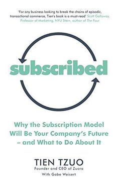 portada Subscribed: Why the Subscription Model Will Be Your Company's Future-and What to Do About It (Paperback) 