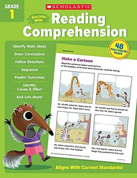 portada Scholastic Success With Reading Comprehension Grade 1 Workbook (Scholastic, Grade 1) 