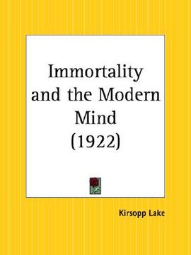 portada immortality and the modern mind (en Inglés)