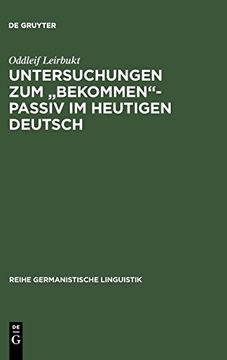 portada Untersuchungen zum Bekommen-Passiv im Heutigen Deutsch (in German)