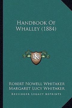 portada handbook of whalley (1884) (in English)