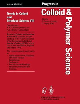 portada Trends in Colloid and Interface Science Viii (en Inglés)