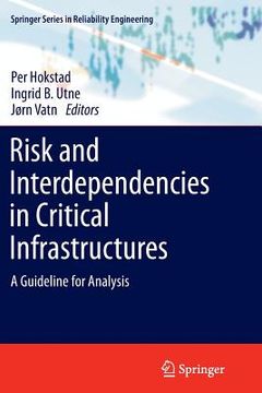 portada Risk and Interdependencies in Critical Infrastructures: A Guideline for Analysis (en Inglés)