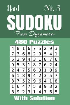 portada Hard Sudoku Nr.5: 480 puzzles with solution (en Inglés)
