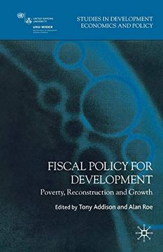 portada Fiscal Policy for Development: Poverty, Reconstruction and Growth (Studies in Development Economics and Policy) (en Inglés)