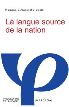 portada La langue source de la nation (en Francés)