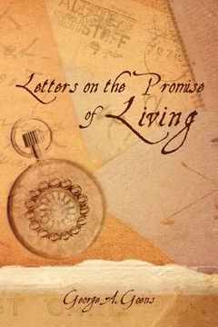 portada letters on the promise of living (en Inglés)
