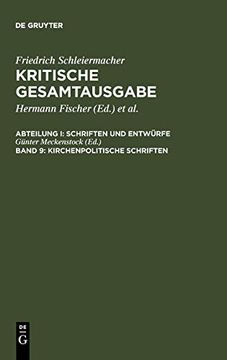 portada Kirchenpolitische Schriften (en Inglés)