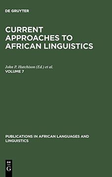 portada Current Approaches to African Linguistics. Vol 7 (Publications in African Languages and Linguistics) (v. 7) 