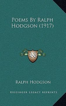 portada poems by ralph hodgson (1917)