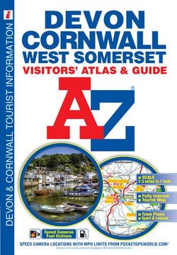 portada Devon, Cornwall and West Somerset Visitors' Atlas (A-Z Street Maps & Atlases)