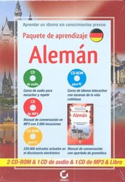 portada Paquete De Aprendizaje Aleman (Contiene 4 Cds Y Manual Impreso)