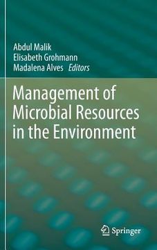 portada management of microbial resources in the environment (en Inglés)