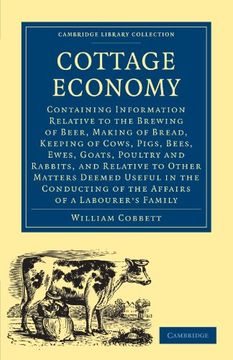 portada Cottage Economy (Cambridge Library Collection - British and Irish History, 19Th Century) (en Inglés)