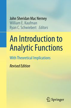 portada An Introduction to Analytic Functions: With Theoretical Implications (in English)