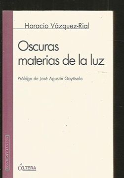 portada Oscuras Materias de la luz (in Spanish)