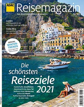 portada Adac Reisemagazin Schwerpunkt die Schönsten Reiseziele 2021: Titelthema: Die Schönsten Reiseziele 2021 (Adac Motorpresse) (en Alemán)