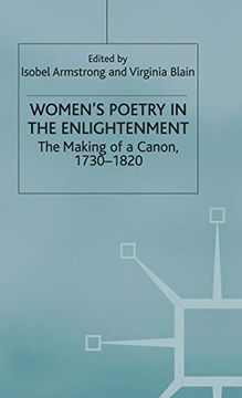 portada Womens Poetry in the Enlightenment: The Making of a Canon, 1730-1820 (in English)