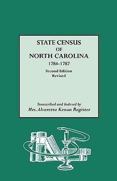 portada state census of north carolina, 1784-1787