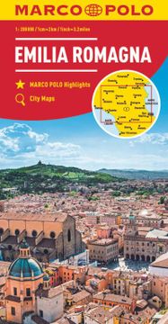 portada Marco Polo Regionalkarte Italien 06 Emilia Romagna 1: 200. 000 (en Alemán)