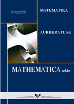 portada Matematika Aurreratuak, Mathematica Rekin (en Euskera)