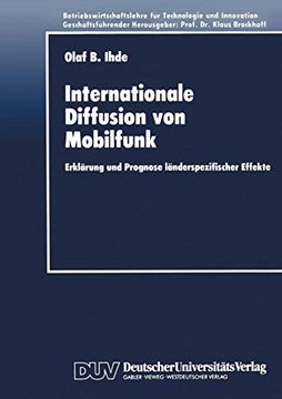 portada Internationale Diffusion von Mobilfunk: Erklärung und Prognose Länderspezifischer Effekte (en Alemán)