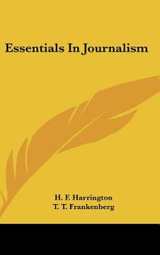 portada essentials in journalism (en Inglés)