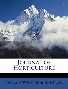 portada journal of horticulture (en Inglés)