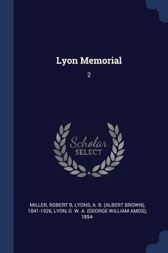 portada Lyon Memorial: 2 (en Inglés)