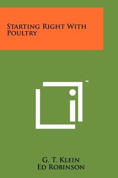 portada starting right with poultry