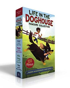 portada Life in the Doghouse Pawsome Collection (Boxed Set): Elmer and the Talent Show; Moose and the Smelly Sneakers; Millie, Daisy, and the Scary Storm; Finn and the Feline Frenemy (in English)