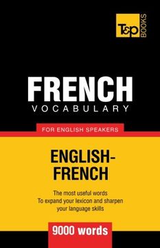 portada French Vocabulary for English Speakers - 9000 Words: 114 (American English Collection) (en Inglés)