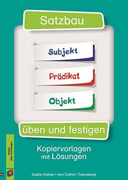 portada Satzbau Üben und Festigen: Kopiervorlagen mit Lösungen (en Alemán)