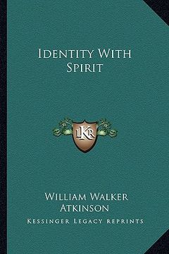 portada identity with spirit (en Inglés)