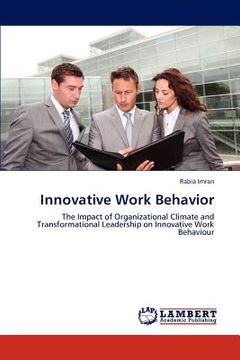 portada innovative work behavior (en Inglés)