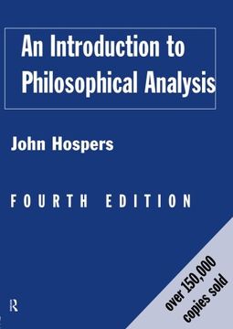 portada introduction to philosophical analysis