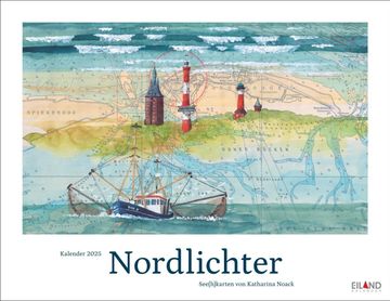 portada Nordlichter - See(H)Karten Kalender 2025