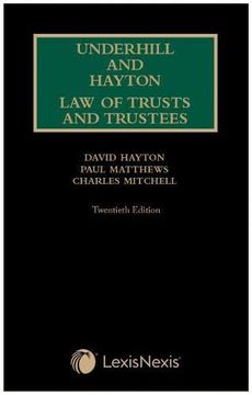 portada Underhill and Hayton law of Trusts and Trustees (in English)
