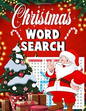 portada Christmas Word Search. Easy Large Print Word Search Puzzle Book for Adults , Kids & Everyone for the 25 Days of Christmas. (en Inglés)