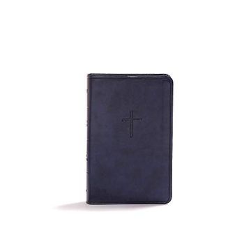 portada Kjv Compact Bible, Navy Leathertouch, Value Edition (in English)