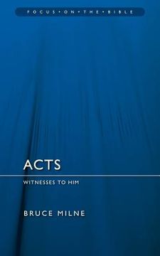 portada the acts of the apostles: witnesses to him... to the ends of the earth
