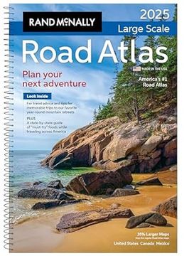 portada Rand McNally 2025 Large Scale Road Atlas (en Inglés)