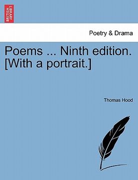 portada poems ... ninth edition. [with a portrait.] (en Inglés)