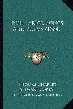 portada irish lyrics, songs and poems (1884)